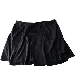 Lane Bryant Ponte Circle Skirt Black  Women’s Size 28